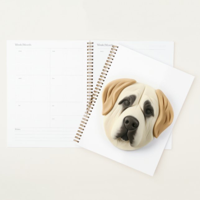 Agenda Cão Pastor Anatólio Inspirado em 3D (Exibição)