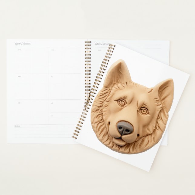 Agenda Cão Pastor Belga Inspirado em 3D (Exibição)