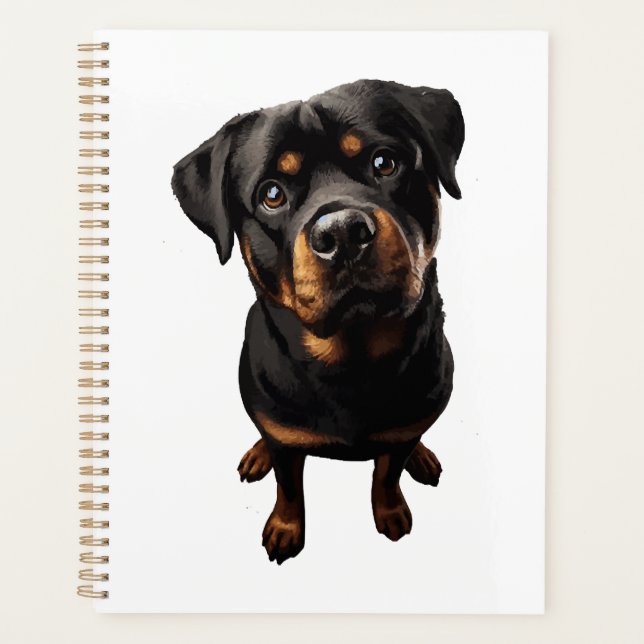 Agenda cão rottweiler (Frente)