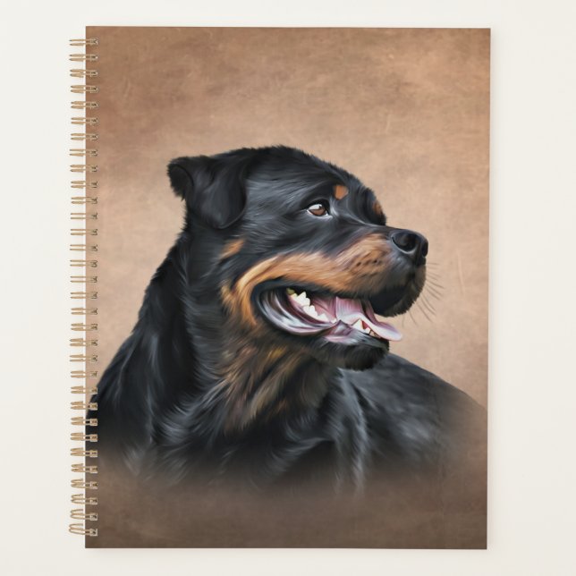 Agenda cão rottweiler (Frente)