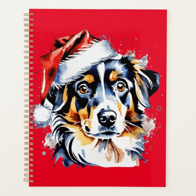 Agenda Cãozinho bonitinho de Natal (Frente)