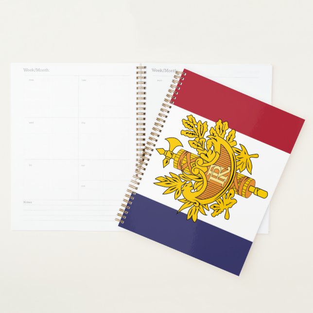 Agenda capa de telefone com bandeira da França (Exibição)