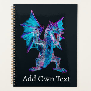 Agenda Capa do Dragão de Magia de Fogo Azur Criativo