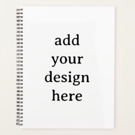 Agenda Capa Macia Padrão 21,59cm x 27,94cm, Espiral Preta