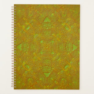Agenda Capa Mandala Citrino Damasco