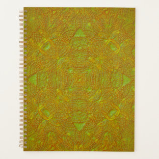 Agenda Capa Mandala Citrino Damasco