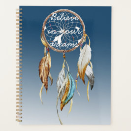 Agenda Capturador de Sonhos de Ombre Azul-marinho