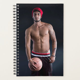Agenda Cara Quente Homem Sexy Tatuagem Barba Basquete