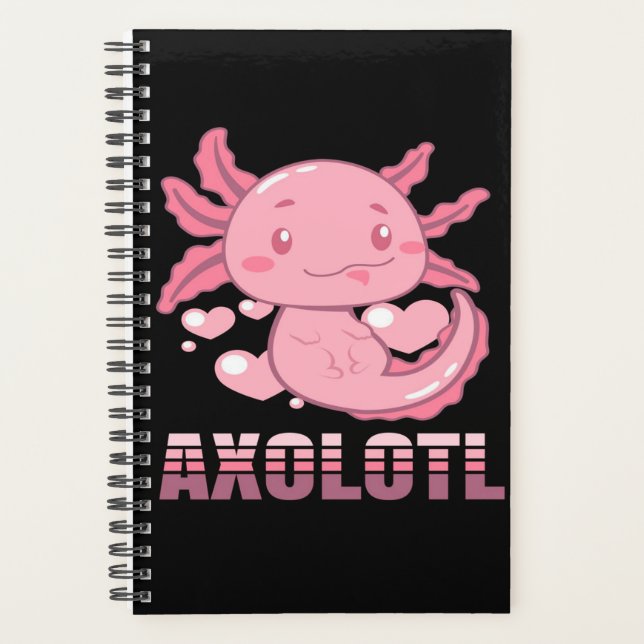 Agenda Cardíaco Axolotl | Banda desenhada Axolotl (Frente)