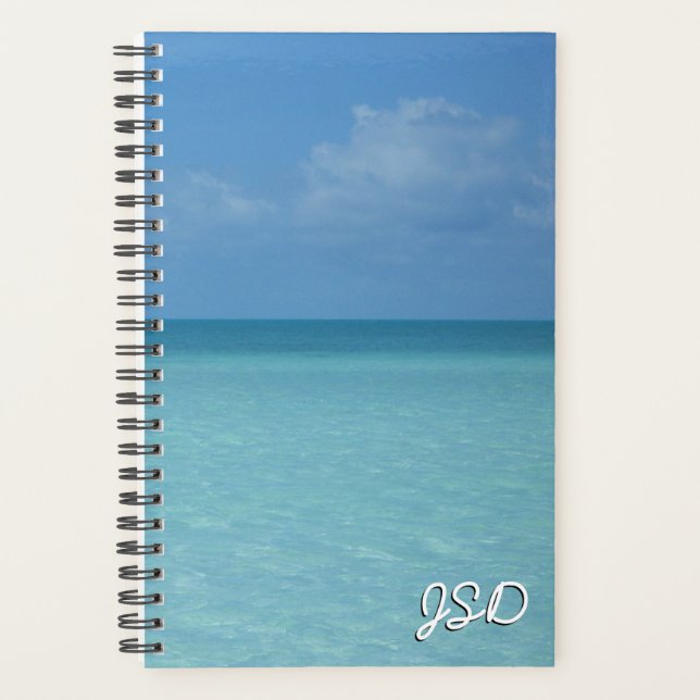 Agenda Caribe Horizonte Turquesa Tropical Azul (Frente)