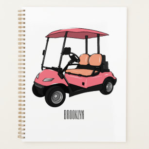 Agenda Carrinho de golfe / desenho animado de buggy de go