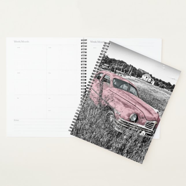 Agenda Carro Clássico Rosa (Exibição)