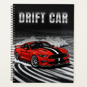 Agenda Carro Drift Vermelho Muscle
