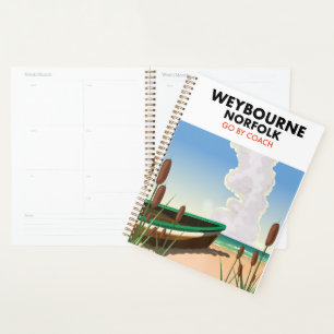 Agenda Cartaz da praia de Weybourne Norfolk.