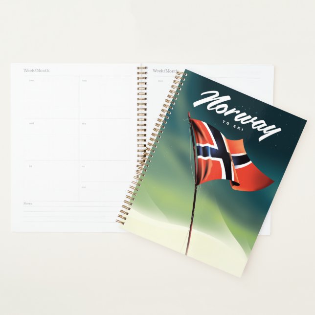Agenda Cartaz de esqui da Noruega (Exibição)