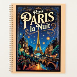 Agenda Cartaz de Viagem de Paris, 