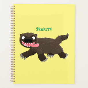 Agenda Cartografia de lobo faminta e engraçada