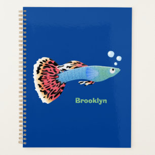 Agenda Cartografia de peixe tropical de rico bonito