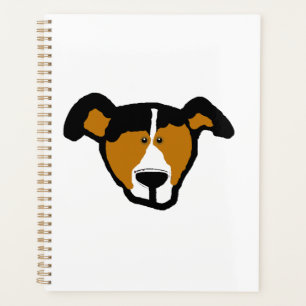 Agenda Cartoon Black Tri American Shepherd Miniatura