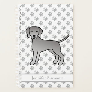 Agenda Cartoon De Cachorro, Design, Patas E Texto