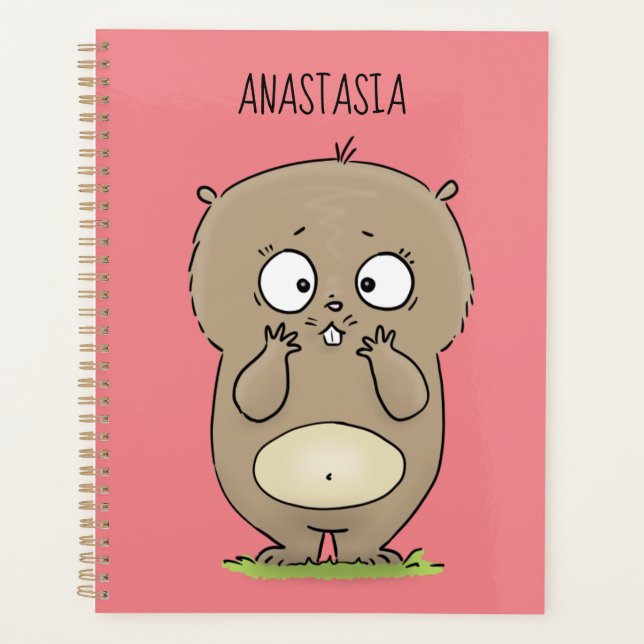 Agenda Cartoon de hamster adorável (Frente)