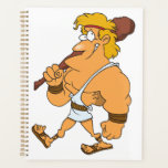 Agenda Cartoon Hercules Greek Mythology Hero with Club<br><div class="desc">Stay organized and achieve your goals with this professional spiral-bound planner. Designed for students, teachers, and busy professionals, this planner features high-quality paper that resists ink bleed-through and a durable cover to withstand daily use. The convenient spiral binding allows the planner to lay flat for easy writing. Organize your schedule,...</div>