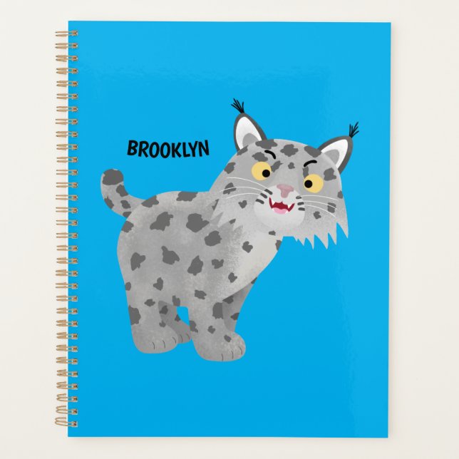 Agenda Cartoon lince lince de lince (Frente)