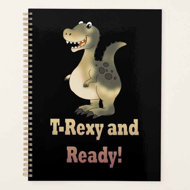 Agenda Cartoon T-Rexy e Dino Pronto (Frente)