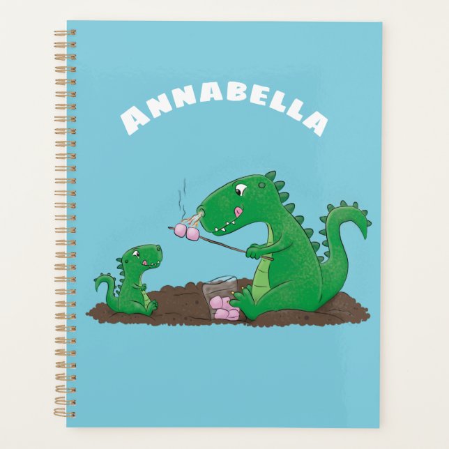 Agenda Cartoons de marshmallow de dragões-cúpulas (Frente)