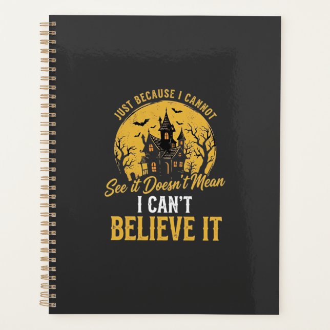 Agenda Casa Assombrada de Halloween Acredite no Design_1 (Frente)
