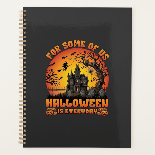 Agenda Casa Assombrada Todos Os Dias Da Bruxa Do Hallowee (Frente)