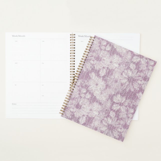 Agenda Casa de Campo Velvety Lilac Daisy (Exibição)