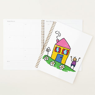 Agenda Casa Feliz, Casa Colorida e Figura Fixa