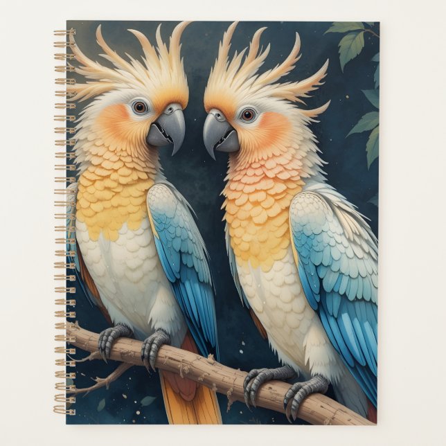 Agenda Casal de Cenoura Cockatoo (Frente)