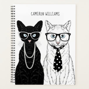Agenda Casal de gatos Adicione seu nome