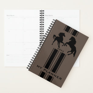 Agenda Casal Horse Planner Personalizado Adicionar Ano