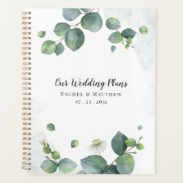 Agenda Casamento Botânico Eucalyptus Greenery