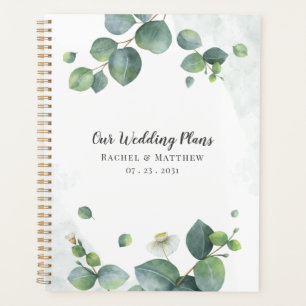 Agenda Casamento Botânico Eucalyptus Greenery