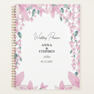 Agenda Casamento Charming Pink Wisteria