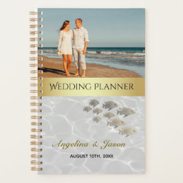 Agenda Casamento com Foto de Praia