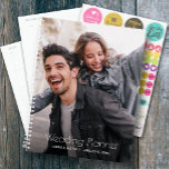 Agenda Casamento com Foto Personalizada<br><div class="desc">Planejador de casamento com sua foto favorita na frente - personalizado com seus detalhes em letras elegantes. O planejador inclui layouts mensais e semanais,  12 meses,  60 páginas com capa laminada macia na frente e atrás.</div>