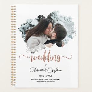 Agenda Casamento de Casal Adorável com Frame