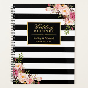 Agenda Casamento de Douradas Bandas Brancas Rosa