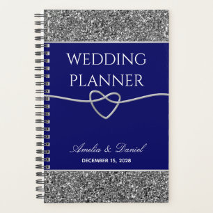 Agenda Casamento de Inverno Azul Real