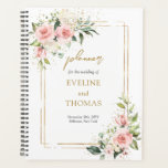 Agenda Casamento de ouro eucalipto com rosas rosadas e es<br><div class="desc">Planejar um casamento elegante com rosas rosadas, eucalipto perfumado e toques de ouro é um caso de sonho. A interação de matizes cor-de-rosa macio, delicado eucalipto verde, e o sutil shimmer de sotaques de ouro lançam a palco de um evento sofisticado e romântico. Como planejador de casamento, orquestrar esta mistura...</div>