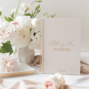 Agenda Casamento Elegante Moderno da "Matriz do Planador 