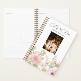 Agenda Casamento Floral Personalizado 2025