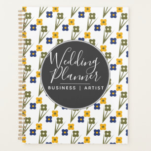 Agenda Casamento Floral Simples Moderno