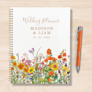 Agenda Casamento Personalizado País das Flores Selvagens