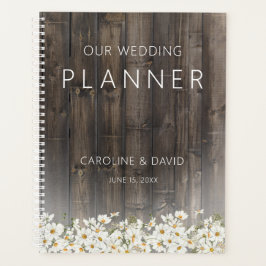 Agenda Casamento Russo de Barnwood e Daisies
